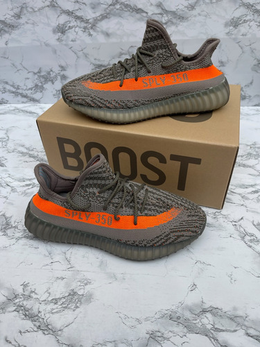 Tenis Yeezy 350 Beluga Naranjas Talla 26