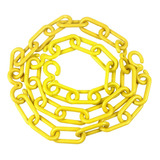 10 Metros Corrente Plástica Isolamento Calha Elo Grande Top! Cor Amarelo