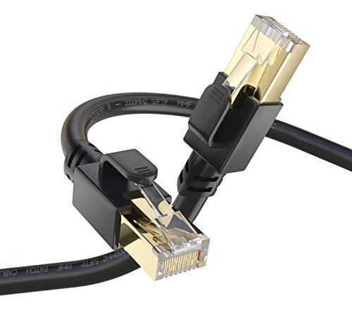 Cable Ethernet Cat 8 De 5 Pies, Lan Cat8, Rj45, 26 Awg, 40 G