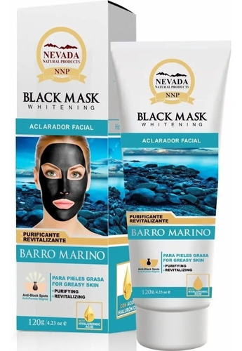 Mascarilla Puntos Negros Con Barro Marino-piel Grasa-nevada.