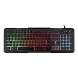 Teclado Satellite Ak-840 Rgb/ Usb/ Pt Br Usb Led