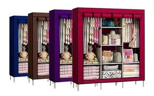 Closet Ropero Armable Armario Transportable Tela 88130