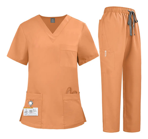 Uniformes De Trabajo Neutros: Blusa Y Pantalón Ajustables | MercadoLibre
