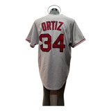 Jersey Majestic Beisbol Mlb Red Sox Boston David Ortiz #34