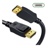 Cabo Displayport Para Displayport 1.80 Metros Blindado 144hz