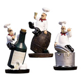 A Zarte Chef Ornamento Estatua Modelo Cocina Casa Decoración