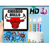 Vídeo Invitación Cumpleaños Chicago Bull & Mas Motivos 3d 