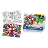 Puzzle Spidey 24 Pizas Gigante De Piso Bifaz Tapimovil