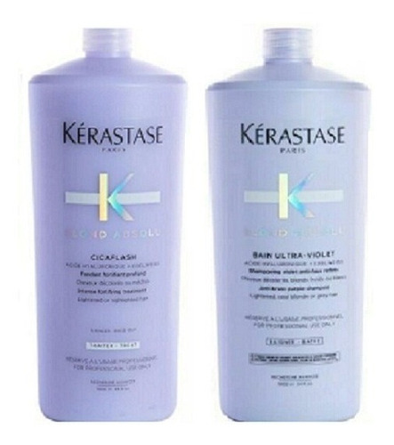 Kérastase Shampoo Ultraviolet + Acondicionador Cicaflash Lt