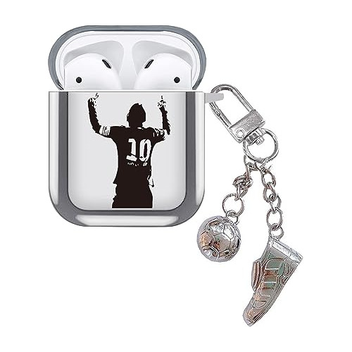 Funda Para Estuche De Auriculares Airpod 1- 2  Messi + Acc