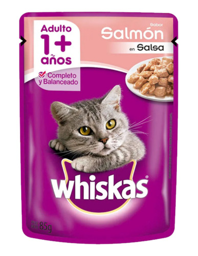 Whiskas Pouch Adulto Salmon