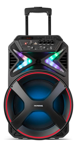 Caixa De Som Acústica Bluetooth 400w Mondial Connect Light C