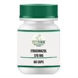 Itraconazol 170mg Pote 60 Cápsulas - Uso Veterinário