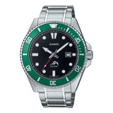 Reloj Casio Caballero Mdv-106dd Marlin Para Buceo Acero Inox