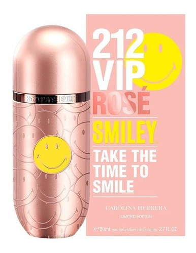 212 Vip Rosé Smiley 80ml Feminino | Original + Amostra