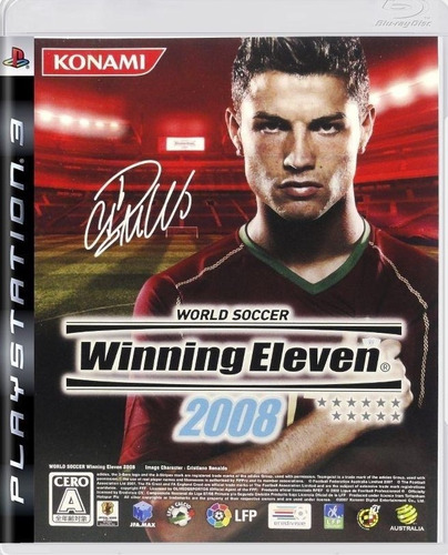 Jogo Winning Eleven 2008 Playstation 3 Ps3 Original Futebol