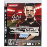 Jogo Winning Eleven 2008 Playstation 3 Ps3 Original Futebol