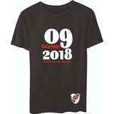 Remera 100% Algodon River Plate 9 De Diciembre 2018