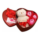 Oso Peluche Regalo San Valentin Corazon Amor Rosas