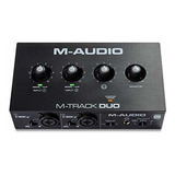 M-audio M-track Duo: Interfaz De Audio Usb Para Grabacion, T