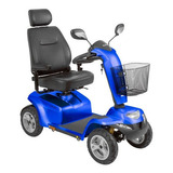 Cadeira De Rodas Motorizada Scooter Scott Xl Até 181kg Azul