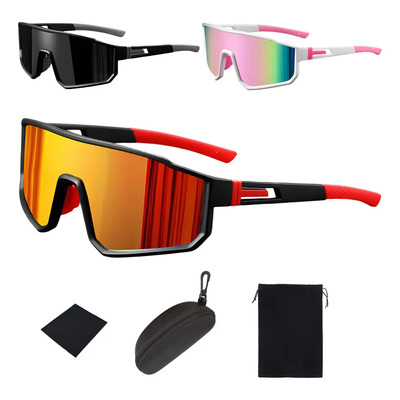 Lentes Polarizadas Para Ciclismo Al Aire Libre Lente Rojo Armazón Rojo | Meses sin interés