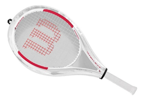 Raqueta Tenis Wilson River Plate 103 Edicion Limitada Club Color Blanco/rojo Tamaño Del Grip 4 1/4