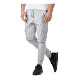 A Gym Pants Jogger Entubado Slim Fit Deportivo Casual Hombre