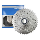 Piñon Cassette Shimano Deore 10v 11/42 Serie Cs-m4100 Cantidad Máxima De Dientes 42 Cantidad Mínima De Dientes 11 Color Plateado