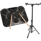 Kit Bateria Eletronica Portatil Revas Pb-350 Roland +suporte