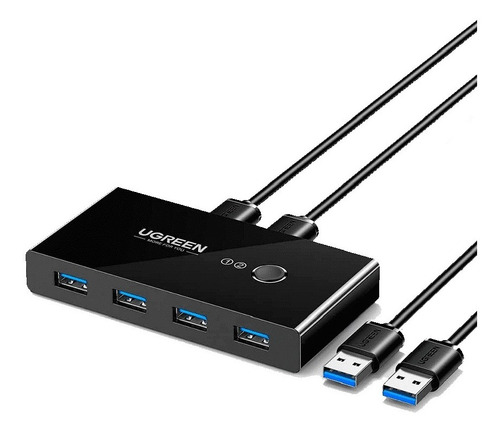 Switch Usb 3.0 2 Pc Compartilha 4 Dispositivo