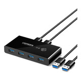 Switch Usb 3.0 2 Pc Compartilha 4 Dispositivo