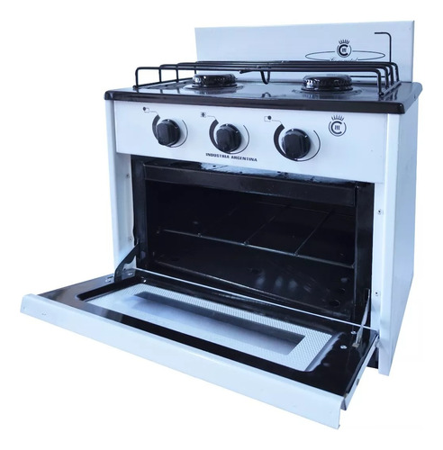 Anafe De Cocina Con Horno Con 2 Hornallas Super Oferta Color