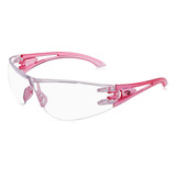 Lentes De Seguridad Optima Con Laterales En Color Rosa, Tra