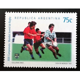 Argentina Deportes, Sello Gj 2814 Mun Rugby 1997 Mint L13630