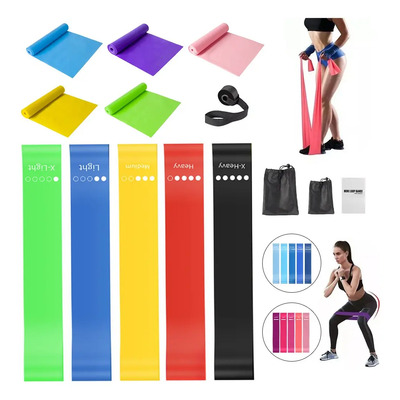 Banna Bandas de resistencia para ejercicio, juego de 13 piezas elásticas. Ideales para entrenamiento de fuerza, estiramientos, pilates, yoga y fisioterapia | MercadoLibre