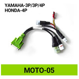 Cable Adaptador 3/4 Pines Para Motocicleta Honda Yamaha
