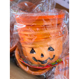 Caramelera Halloween- Calabaza X 12 Unid. Cotillon Mayorista