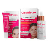 Kit Cicatricure Sérum Clareador Vit C 30ml+blur & Filler 15g