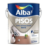 Pintura Para Pisos Látex Acrílico Alba 1 L Ambito Color Rojo Colonial