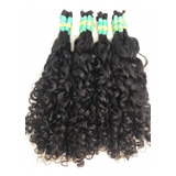 Cabelo Humano Virgem Cacheado Natural 75cm 400gr Caipira