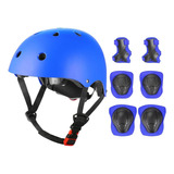 Juego De Casco De Bicicleta Para Niños, Rodilleras, Coderas