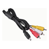 Video Audio Av Cable Mini Usb A 3 Rca Para Cámara Canon