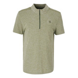 Polera Deportiva Manga Corta Performance Hombre Verde