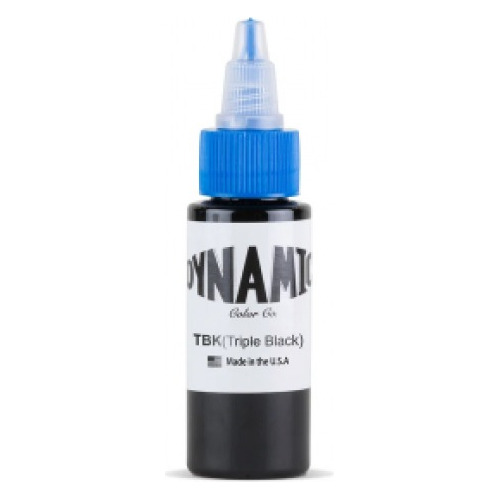 Dynamic Ink Triple Black Tinta Negra Super Black Intenze 1oz