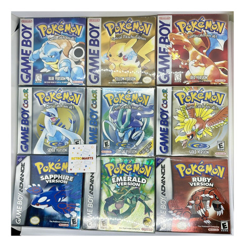 Colección Pokemon Gameboy Color Y Advance