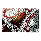 Lugar Americano Pvc Coca-cola Pop Pack Com 6 Unidades Cor Vermelho