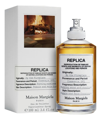 Replica By The Fireplace Eau De Toilette 100ml Maison Martin Margiela Paris Importado Unisex Compartilhável Unissex Novo Original Selo Adipec Lacrado