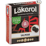 Lakerol Regaliz Azúcar Pastillas Gratis (4 Paquetes / Cajas)