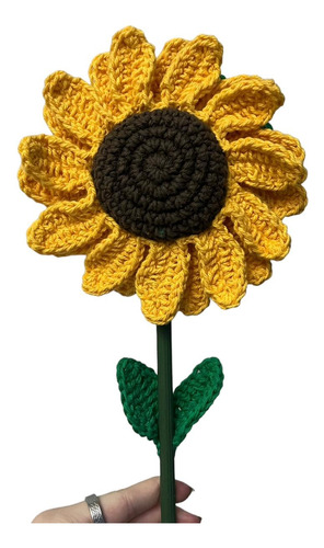 Girasol Tejido A Crochet